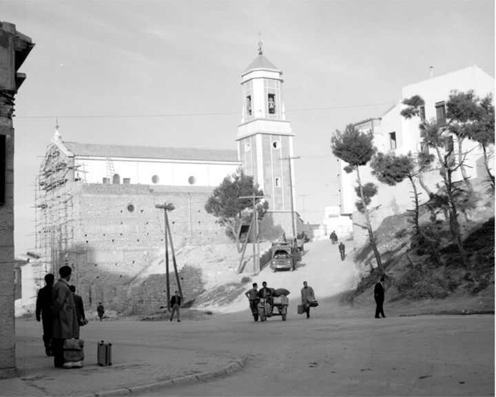 Iglesia de San Roque - Iglesia de San Roque. 1960. Construyndose