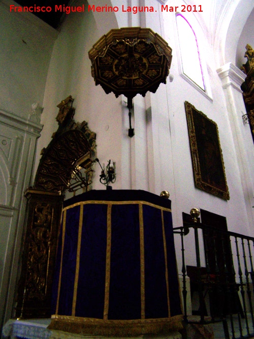 Iglesia de San Andrs - Iglesia de San Andrs. Plpito