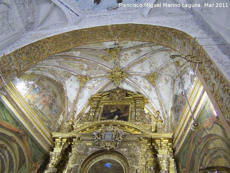 Iglesia de San Andrs - Iglesia de San Andrs. Bveda del retablo de la Capilla