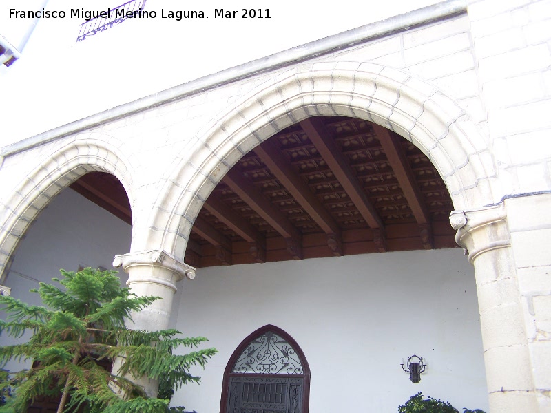 Iglesia de San Andrs - Iglesia de San Andrs. Artesonado del patio