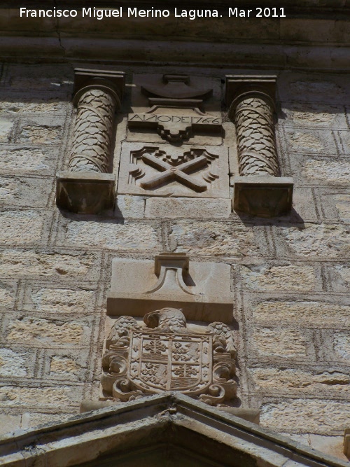 Iglesia de San Andrs - Iglesia de San Andrs. Escudo