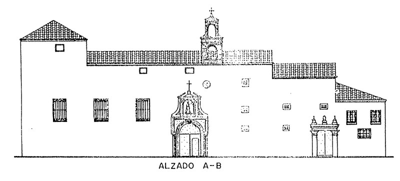 Convento de Santa Teresa - Convento de Santa Teresa. Alzado