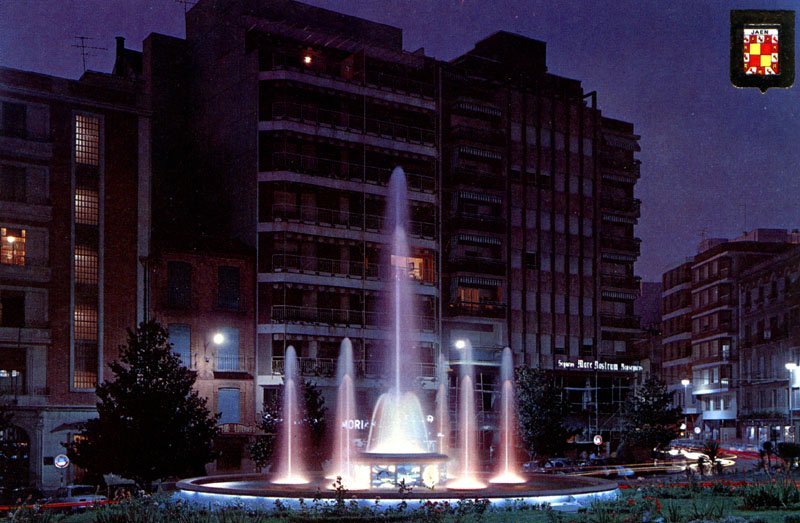 Fuente de la Glorieta de la Carretera Granada - Fuente de la Glorieta de la Carretera Granada. Foto antigua