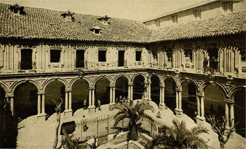 Convento de Santo Domingo - Convento de Santo Domingo. Foto antigua. Archivo del I.E.G.