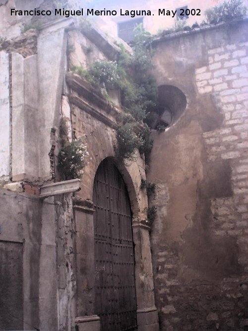 Convento de Santo Domingo - Convento de Santo Domingo. Fachada de la iglesia antes de reconstruir