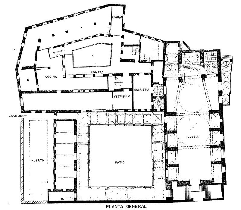 Convento de Santo Domingo - Convento de Santo Domingo. Plano