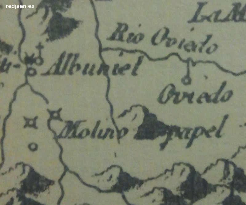 Molino de Papel - Molino de Papel. Mapa 1786