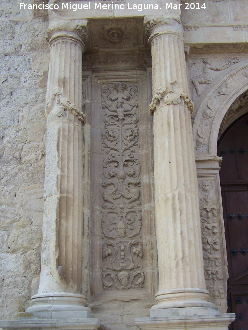 Iglesia Santa Mara la Mayor - Iglesia Santa Mara la Mayor. Columnas