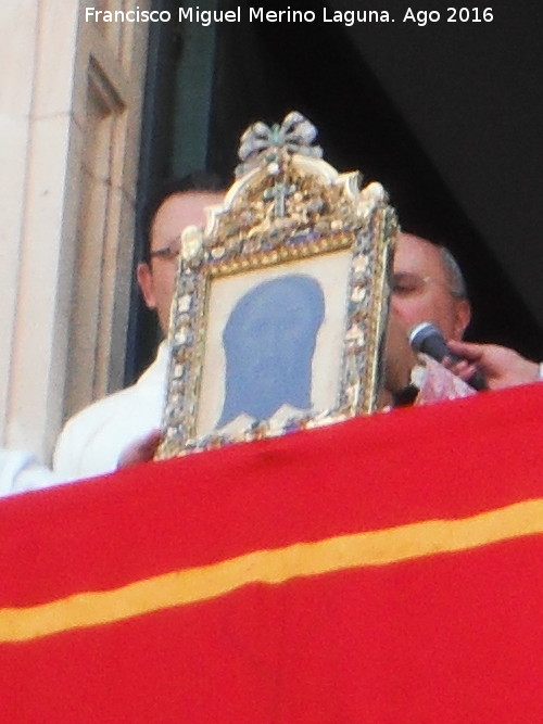 Santo Rostro - Santo Rostro. Obstensin del Santo Rostro en el Balcn de la Fachada Norte