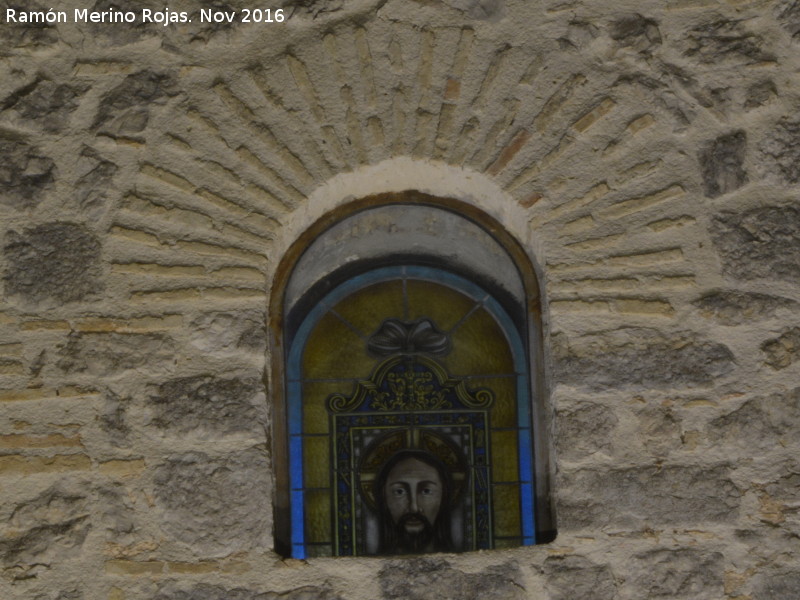 Santo Rostro - Santo Rostro. Vidriera del Castillo de Santa Catalina