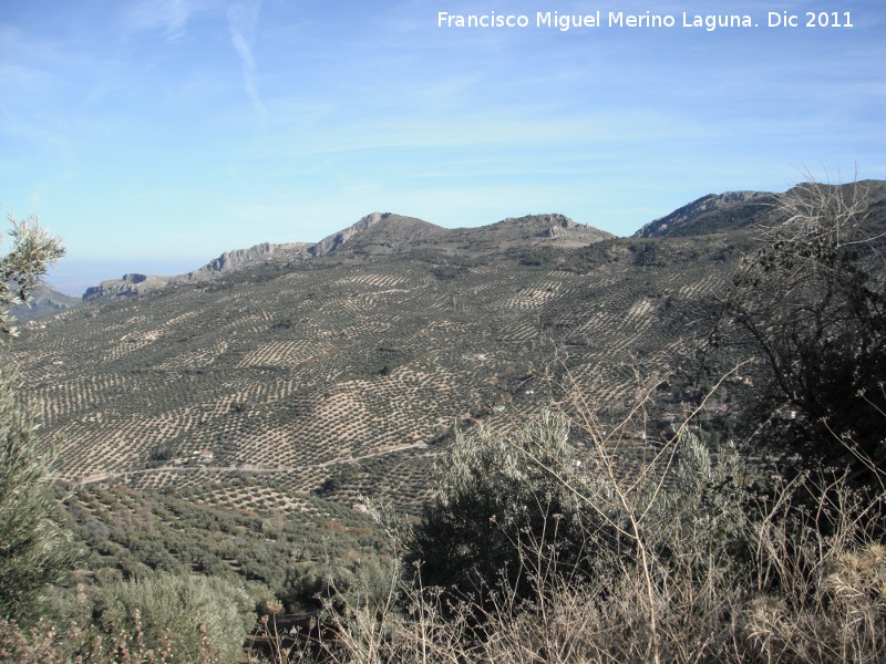 Sierra de Jan - Sierra de Jan. De izquierda a derecha: El Contadero, Lagunillas, Salto de la Yegua y La Mantilla