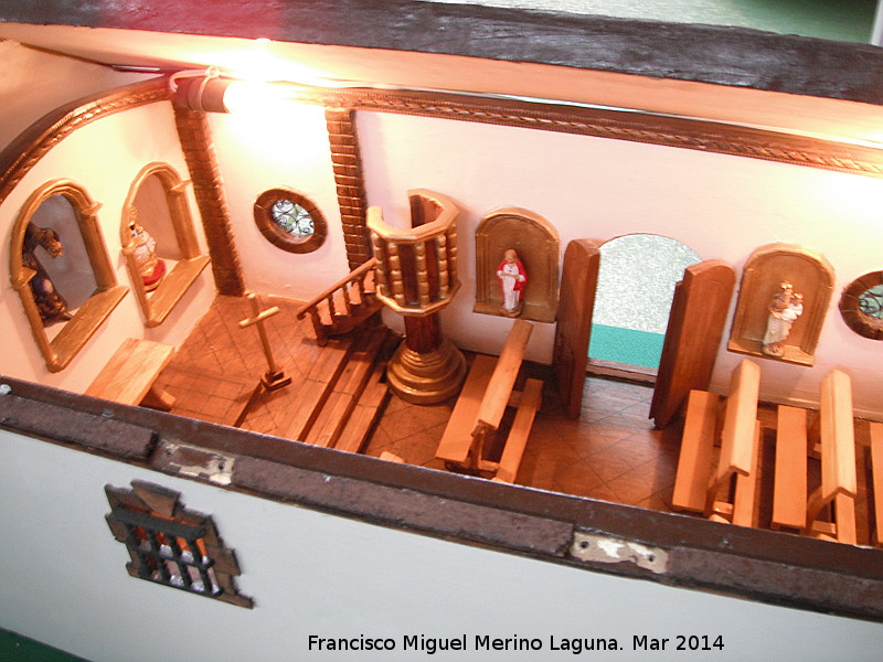 Ermita de la Virgen de los Remedios - Ermita de la Virgen de los Remedios. Maqueta de la Feria de Paraiso Interior