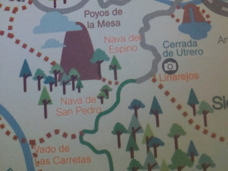 Nava de San Pedro - Nava de San Pedro. Mapa