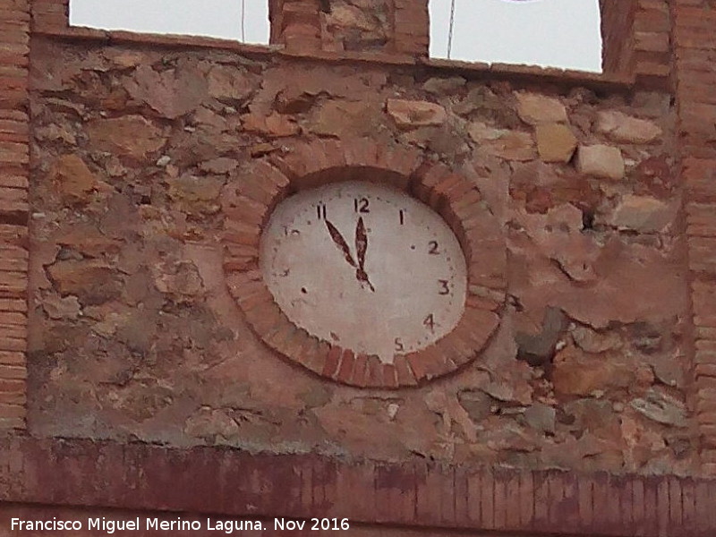 Curiosidades - Curiosidades. Reloj pintado de la Iglesia de Garciez - Torredelcampo