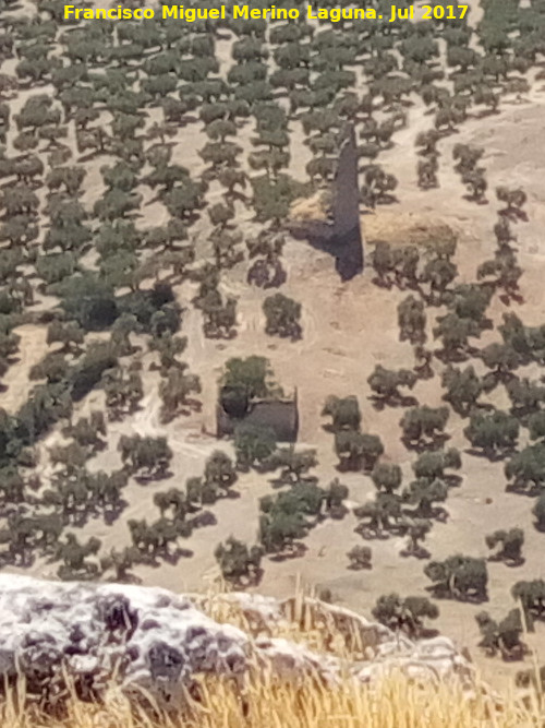 Torre Quebrada - Torre Quebrada. Desde la muralla del Castillo de las Peas de Castro