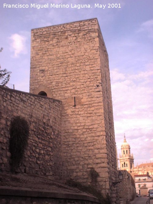 Muralla de Jan. Torren del Conde de Torralba - Muralla de Jan. Torren del Conde de Torralba. Extramuros