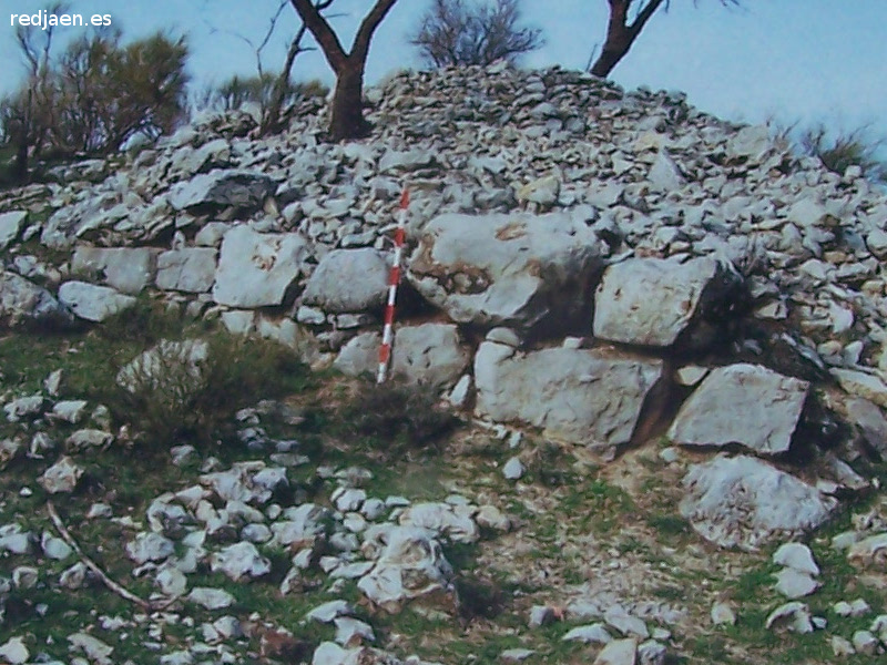 Oppidum de los Ayozos - Oppidum de los Ayozos. Murallas