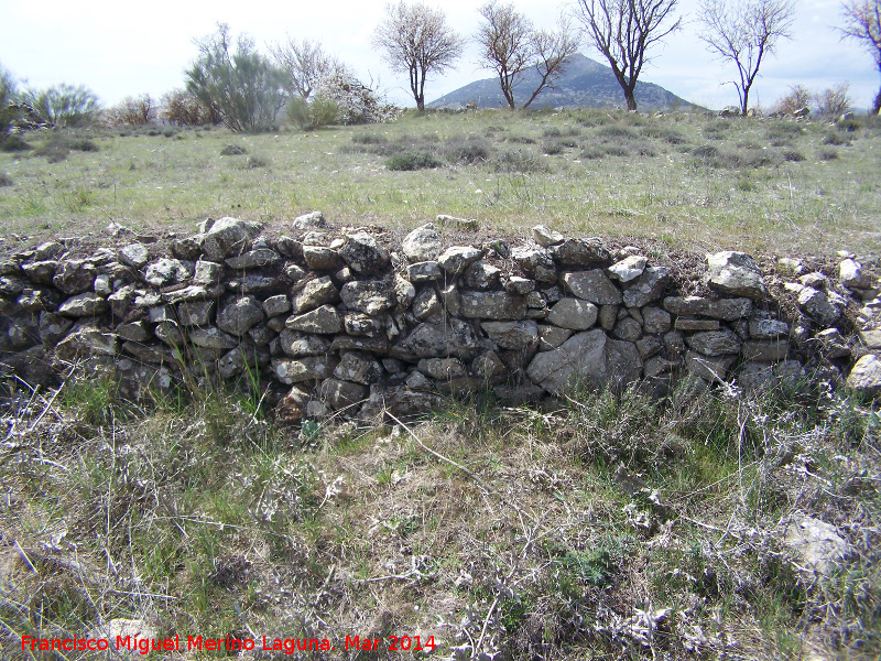 Oppidum de los Ayozos - Oppidum de los Ayozos. Muralla