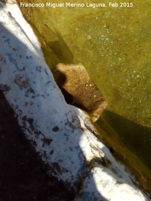 Lavadero de El Cabo - Lavadero de El Cabo. Por donde le llega el agua de la fuente