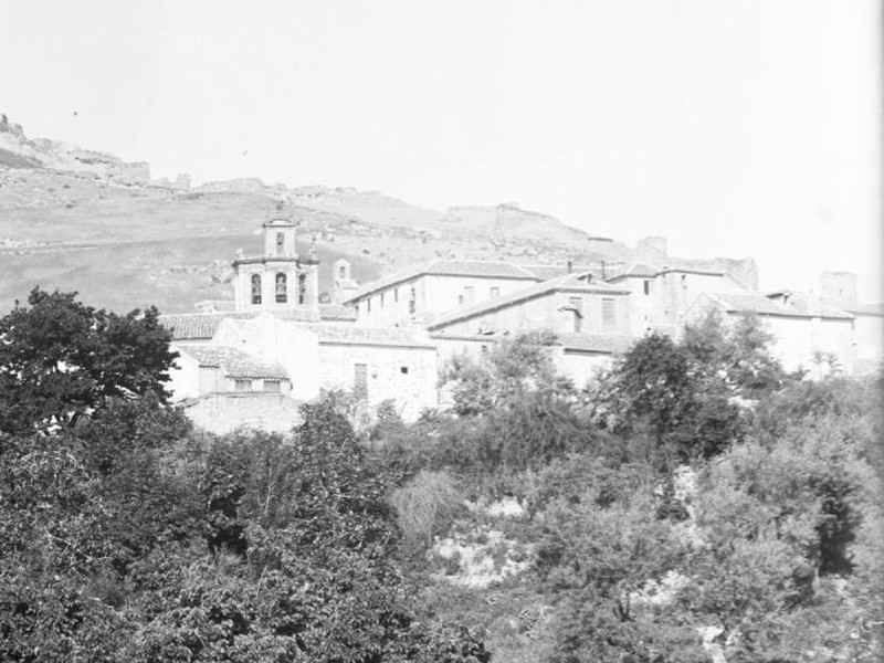 Palacio de Villardompardo - Palacio de Villardompardo. Foto antigua. A la izquierda San Andrs