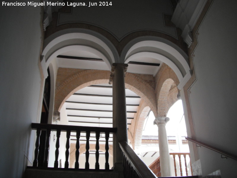 Palacio de Villardompardo - Palacio de Villardompardo. Terminacin de la escalera