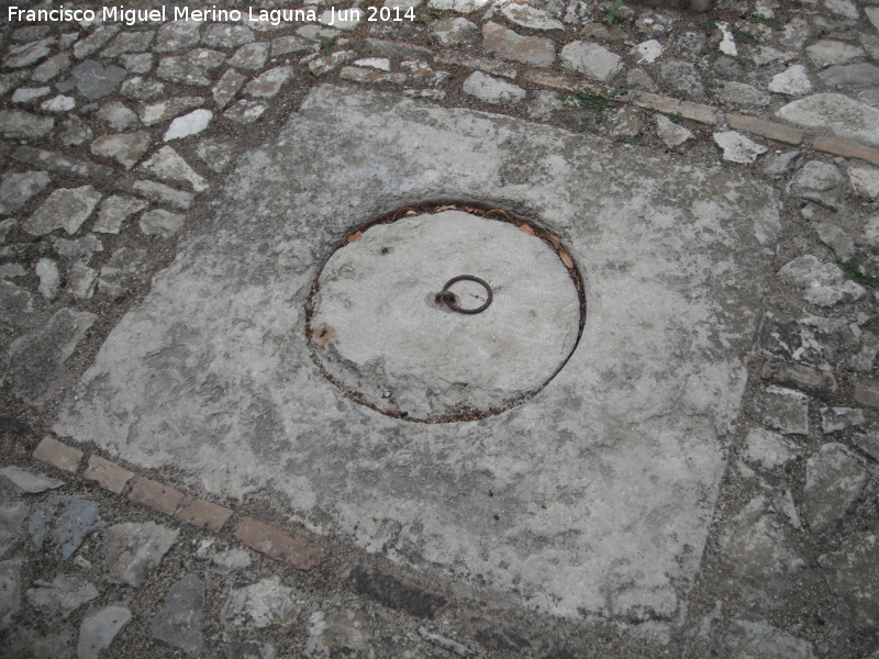 Palacio de Villardompardo - Palacio de Villardompardo. Alcantarilla del patio lateral