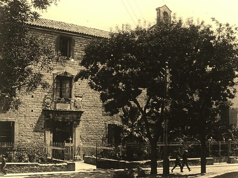 Palacio de Villardompardo - Palacio de Villardompardo. Foto antigua