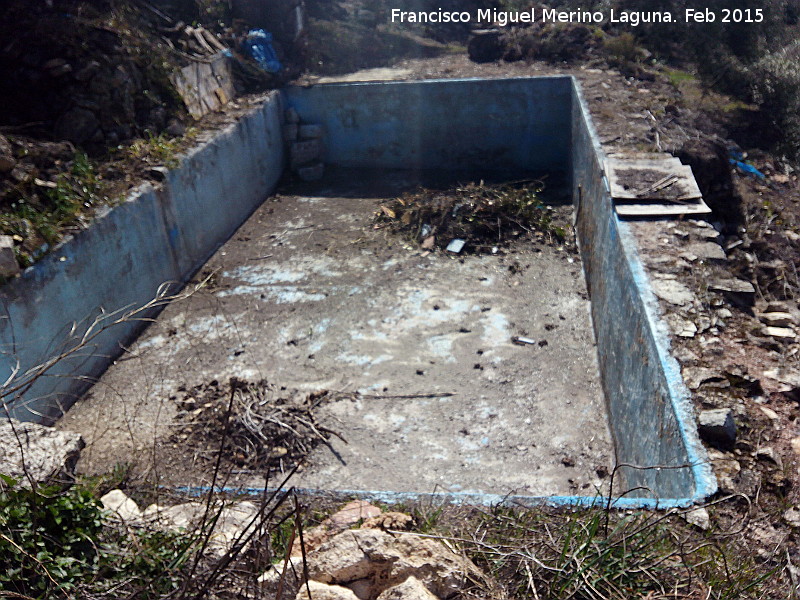 Mina de agua de El Jarillo - Mina de agua de El Jarillo. Alberca