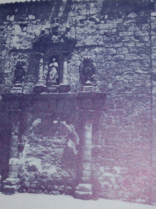 Convento de la Coronada - Convento de la Coronada. Foto antigua. Portada