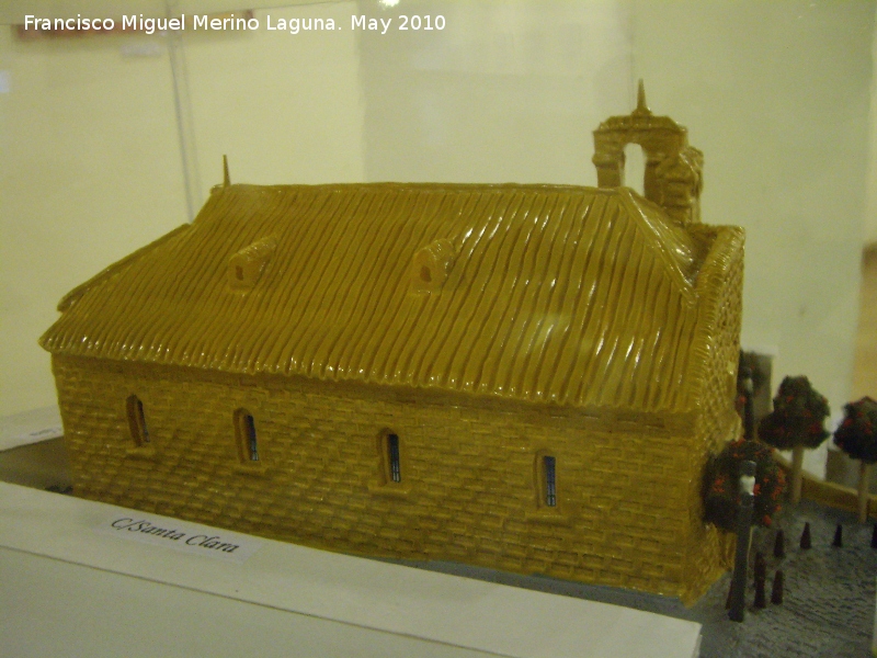 Iglesia de San Pedro - Iglesia de San Pedro. Maqueta de platilina de Agustn Garzn