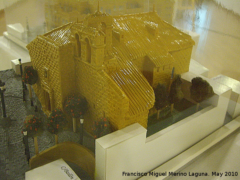 Iglesia de San Pedro - Iglesia de San Pedro. Maqueta de platilina de Agustn Garzn