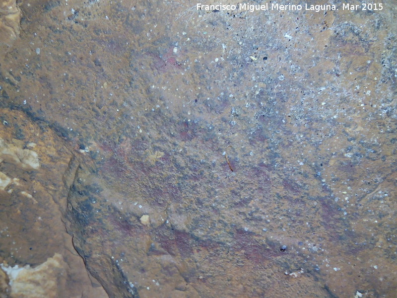 Pinturas rupestres de la Cueva de los Herreros Grupo II - Pinturas rupestres de la Cueva de los Herreros Grupo II. Figuras indefinidas