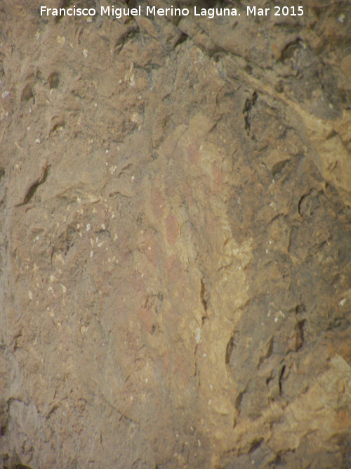 Pinturas rupestres de la Cueva de los Herreros Grupo III - Pinturas rupestres de la Cueva de los Herreros Grupo III. Puntos o digitaciones