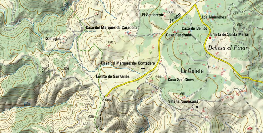 Casa del Marqus del Contadero - Casa del Marqus del Contadero. Mapa