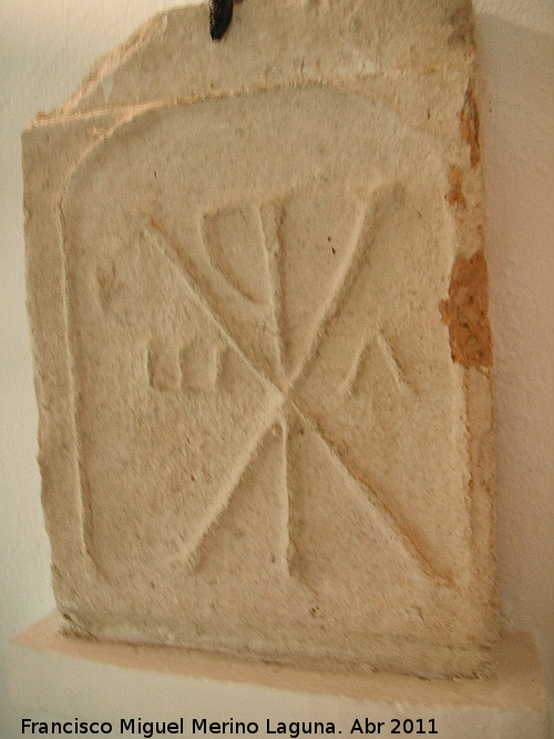 Crismn visigodo - Crismn visigodo. Museo Arqueolgico de Osuna