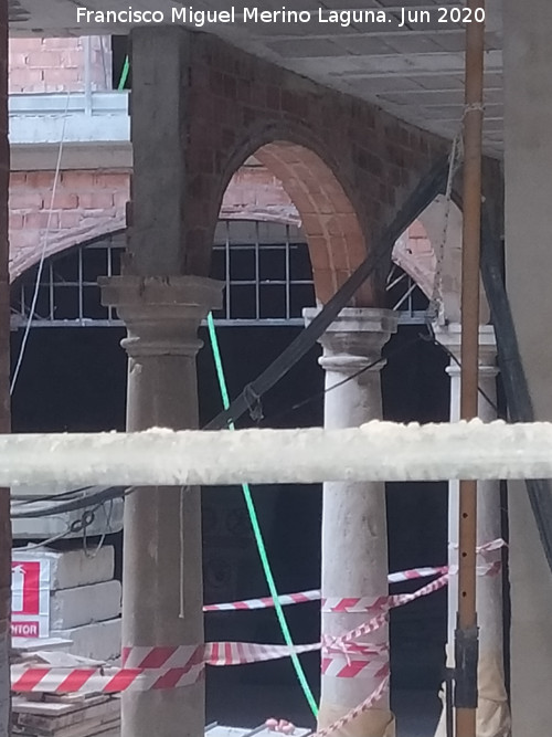 Palacio del Conde-Duque - Palacio del Conde-Duque. Patio en la reconstrucci�n