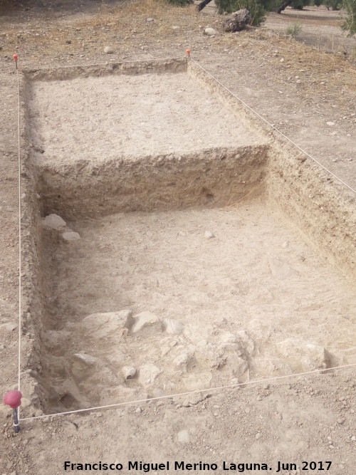 Plaza de Armas del Cerro de La Muela - Plaza de Armas del Cerro de La Muela. Excavacin norte