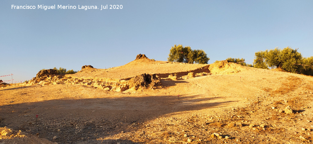 Plaza de Armas del Cerro de La Muela - Plaza de Armas del Cerro de La Muela. Torre�n Suroeste