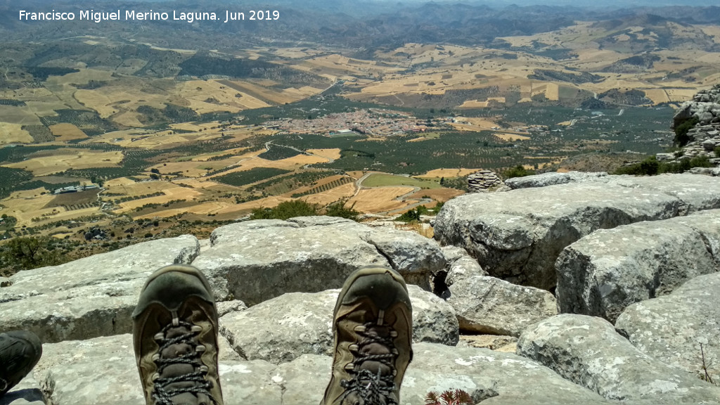 Torcal de Antequera - Torcal de Antequera. Vistas hacia Villanueva de la Concepcin