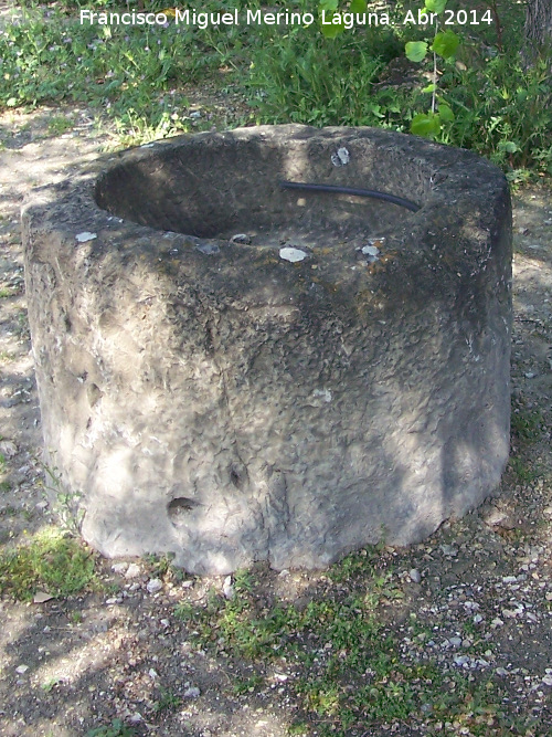 Almazara romana del Cerro de los Vientos - Almazara romana del Cerro de los Vientos. Pieza ubicada en la Cortijada de Gil de Olid