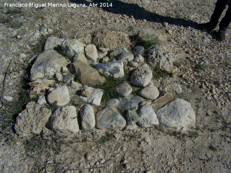 Almazara romana del Cerro de los Vientos - Almazara romana del Cerro de los Vientos. Base de pilar