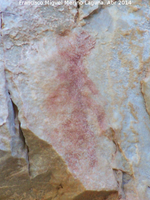 Pinturas rupestres de la Pea Escrita. Grupo II - Pinturas rupestres de la Pea Escrita. Grupo II. Antropomorfo