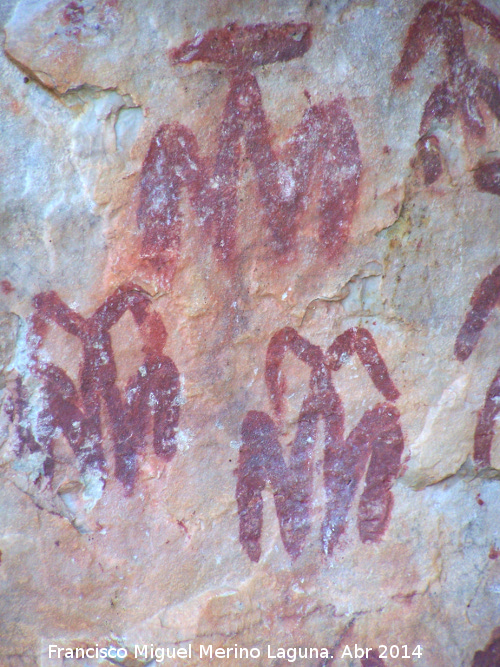 Pinturas rupestres de la Pea Escrita. Grupo III - Pinturas rupestres de la Pea Escrita. Grupo III. Figuras