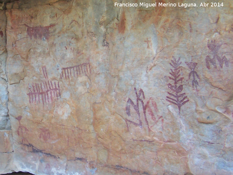 Pinturas rupestres de la Pea Escrita. Grupo IV - Pinturas rupestres de la Pea Escrita. Grupo IV. Panel