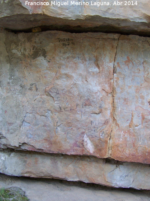 Pinturas rupestres de la Pea Escrita. Grupo VII - Pinturas rupestres de la Pea Escrita. Grupo VII. Panel