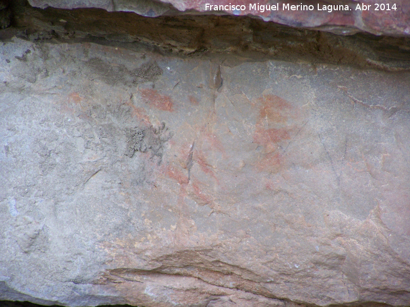 Pinturas rupestres de la Pea Escrita. Grupo VII - Pinturas rupestres de la Pea Escrita. Grupo VII. Barras de la izquierda