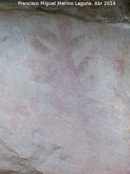 Pinturas rupestres de la Pea Escrita. Grupo VII - Pinturas rupestres de la Pea Escrita. Grupo VII. Ramiforme