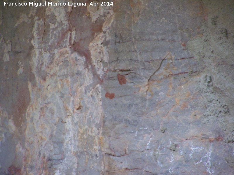 Pinturas rupestres de la Pea Escrita. Grupo VII - Pinturas rupestres de la Pea Escrita. Grupo VII. Restos de pinturas