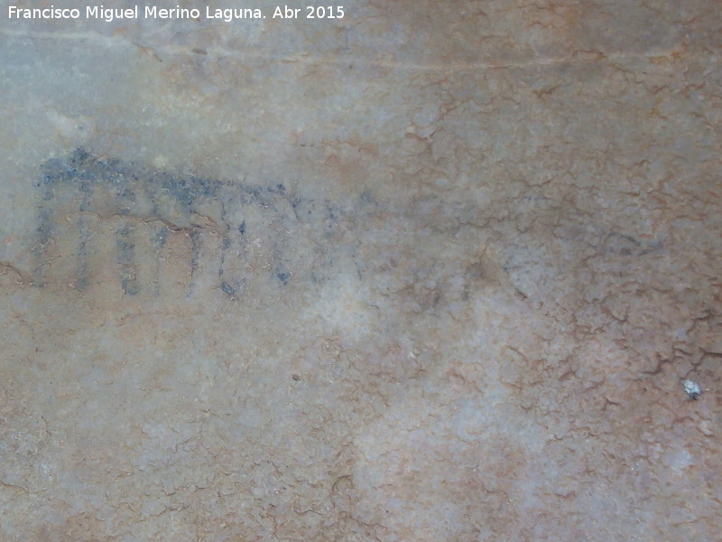 Pinturas rupestres del Abrigo de los rganos II - Pinturas rupestres del Abrigo de los rganos II. Pectiniforme
