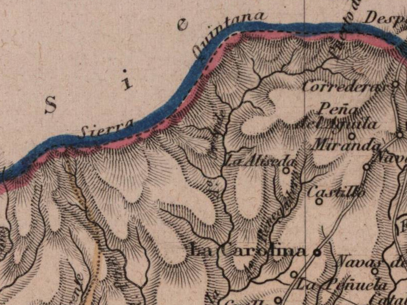 Sierra Quintana - Sierra Quintana. Mapa 1862